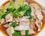 豚バラ肉とレタスの焼肉タレ炒め作り方13写真