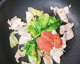 豚バラ肉とレタスの焼肉タレ炒め作り方16写真