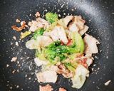 豚バラ肉とレタスの焼肉タレ炒め作り方17写真