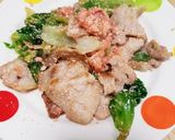 豚バラ肉とレタスの焼肉タレ炒め作り方18写真