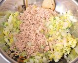 白菜のサラダ 給食作り方4写真