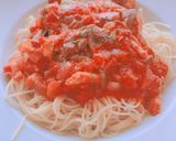 トミーのトマトソース鯖パスタ作り方6写真