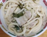 豚肉と水菜のうどん作り方7写真