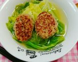 春キャベツと冷凍ハンバーグのさっと煮作り方4写真