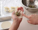 海老と椎茸の羽根つき餃子作り方5写真