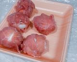 豚ももスライスでたまご巻き♪作り方2写真