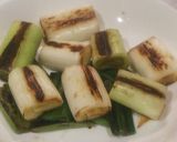 鶏ムネ肉と焼き長ネギのみぞれ煮作り方2写真