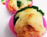残り鮭とブロッコリーのマヨ❤チーズ焼き作り方3写真