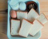 フレンチトースト3種の果物添え。作り方1写真