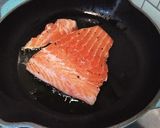 スキレットで♡春色サーモンのオーブン焼き作り方4写真
