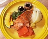 スキレットで♡春色サーモンのオーブン焼き作り方6写真