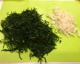 切り昆布と蓮根、油揚げの甘辛炒め煮！作り方1写真