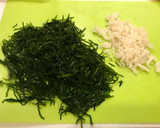 切り昆布と蓮根、油揚げの甘辛炒め煮！作り方1写真