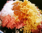 二色丼用の甘辛い豚そぼろ作り方2写真
