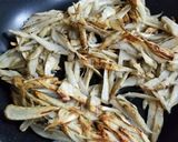 ゴボウと豚コマの甘辛作り方3写真