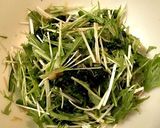水菜とほうれん草のなめ茸和え作り方4写真