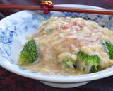 ブロッコリーの中華風かに玉あん作り方3写真