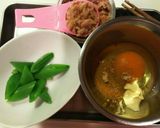 お弁当に♪スナップえんどうと卵のカレー味作り方2写真