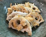蓮根と小えびの天ぷら作り方4写真