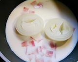 トロ～リ甘いよ☆新玉葱のミルク煮♪作り方3写真