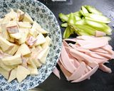 簡単!アスパラりんご炒め作り方1写真