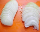 レンジで簡単副菜！玉葱の甘煮(切り方～)作り方1写真