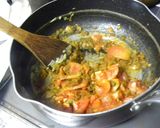 甘塩鱈☆春菊☆ココナッツカレー作り方4写真