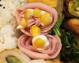 お弁当に！おさかなソーセージのお花♡作り方7写真