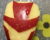 ルパンレンジャーのりんごの飾り切り作り方3写真