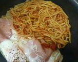 スパ風焼きそばとハムエッグ作り方2写真