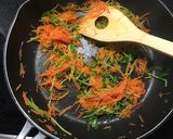 ☆豆苗と人参のしりしり☆作り方5写真