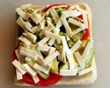 アボカドとトマトのトースト作り方5写真