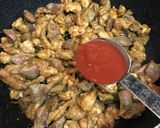 ブリのアラ出汁と鳥モツ系のサラサラカレー作り方5写真