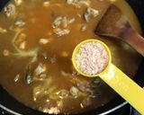ブリのアラ出汁と鳥モツ系のサラサラカレー作り方6写真