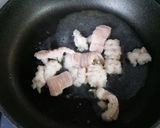 牛ホルモンと白菜のトマトソースパスタ作り方1写真
