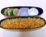 スヌーピー♪ハート♪デコ弁当　簡単可愛い作り方2写真
