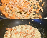 ほうれん草の炒りたま豆腐作り方3写真