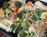BALUMUDAで簡単手羽&野菜焼き作り方3写真