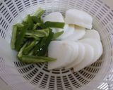 鶏肉と長芋の粒マスタード炒め作り方1写真