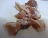 鶏肉と長芋の粒マスタード炒め作り方2写真