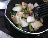鶏肉と長芋の粒マスタード炒め作り方6写真