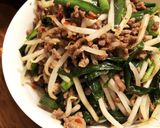 簡単！台湾肉味噌もやし炒め作り方2写真