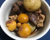 【男飯】鶏キンカンと鶏らレバーの甘煮作り方5写真