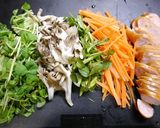 免疫力アップ！舞茸クレソン豆苗の洋風餡作り方1写真
