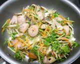 免疫力アップ！舞茸クレソン豆苗の洋風餡作り方3写真