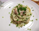 簡単アボカド豆腐ソースのわさび醤油パスタ作り方7写真