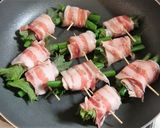 いんげんと青じその、豚肉まき作り方3写真