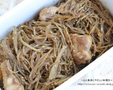 鶏ごぼうと糸こんにゃくの甘辛煮【作り置き作り方7写真