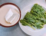簡単!優しい♪菜の花の白和え作り方1写真