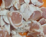 鳥わさを梅肉で作り方5写真
